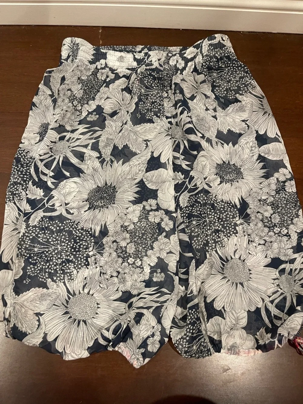 liberty x target sheer floral pajamas set medium